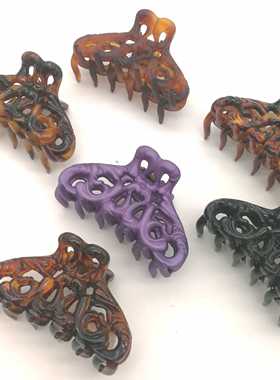 促销价 商城新品法国韦妮weiny发饰中号仿古镂空型抓夹 发抓D1255