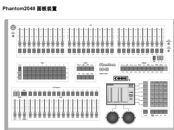 专业音响资料/顾德Phantom_2048灯光控台使用说明书-封面