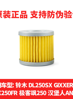 适用于铃木DL250SX GSX250FR GIXXER极客飒250 机油滤芯 机油格