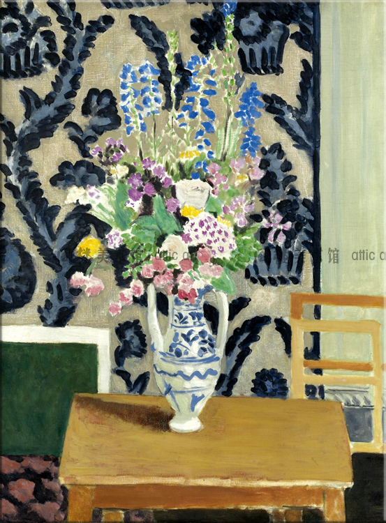 马蒂斯送给花束无框画