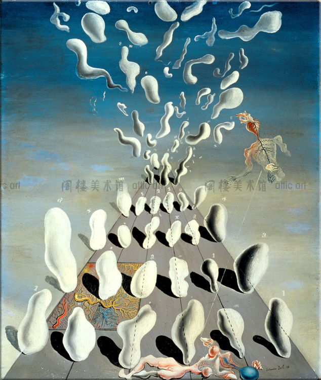 鸡皮疙瘩 Salvador Dali 达利 装饰画无框画有框画客厅书房酒吧图片