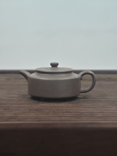全手工青灰泥周盘135cc壶实力派许竹宜兴紫砂壶正宗原矿泡茶壶