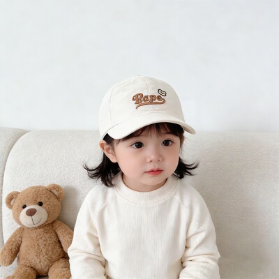 夏季男女童防晒透气速干鸭舌帽