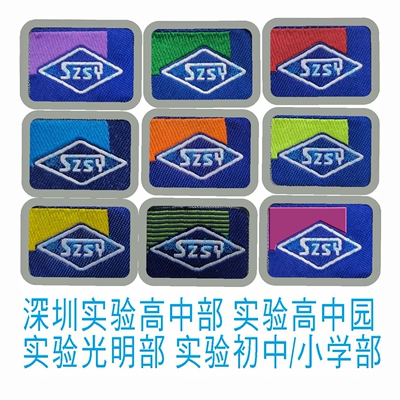 深圳实验高中园高中校徽定制绣款