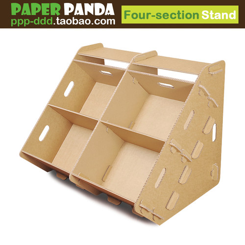 PAPERPANDA卖东西田字货架书架