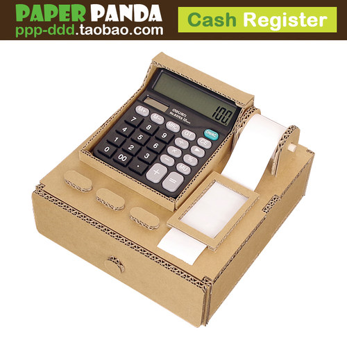 PAPERPANDA亲子DIY过家家收银机