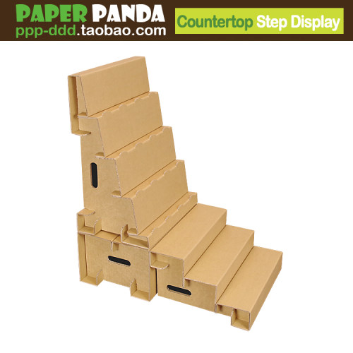 PAPERPANDA卖东西桌面阶梯货架