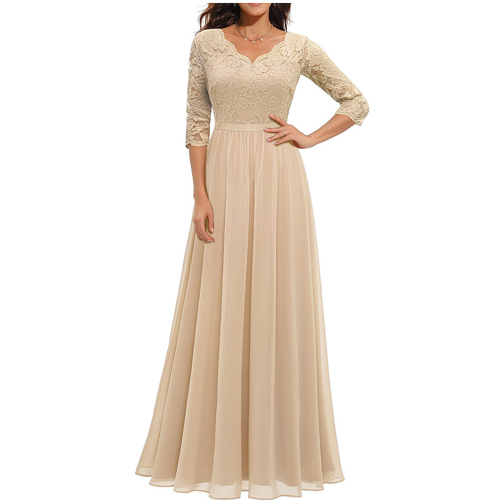 Chiffon Dresses Women Evening Dress for Wedding Party连衣裙 女装/女士精品 连衣裙 原图主图