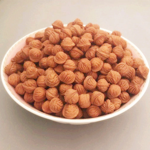 手串特小尺寸金豆高端文玩原籽 秦岭纯野生龙纹桃核男女款 很小