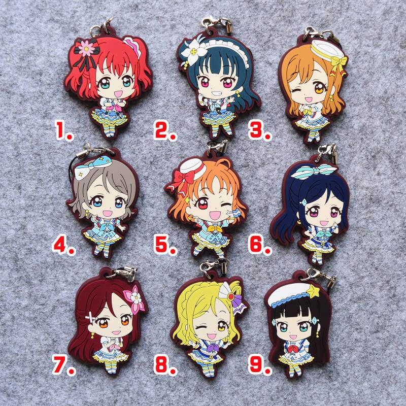 日单散货 LoveLive! sunshine 橡胶挂件 水团  OP青空 打歌服图片