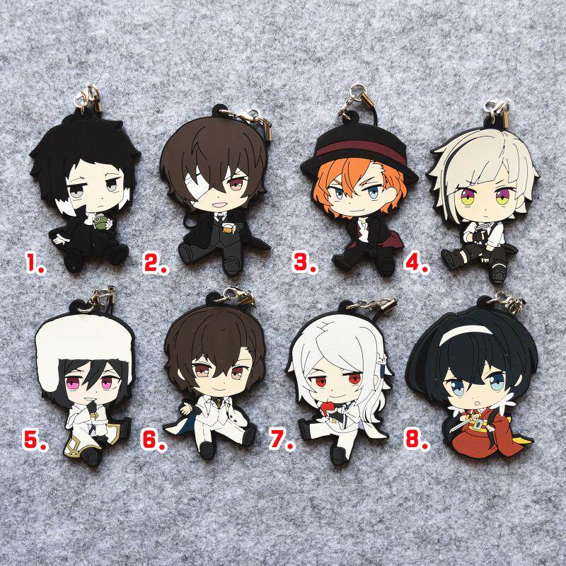 日单正版散货 文豪野犬 橡胶挂件 座敷娘 剧场版 太宰治