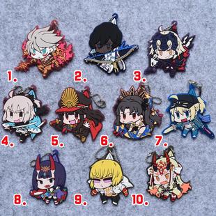 日单正版散货 fate FGO 橡胶挂件 吊起来 第二弹 迦尔纳 黑贞德