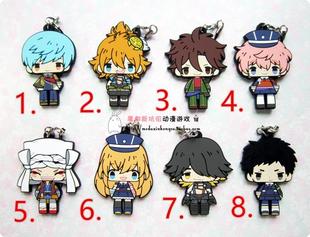 日单正版散货 刀剑乱舞 一期一振 浦岛虎彻 橡胶挂件 豆豆眼VOL.5