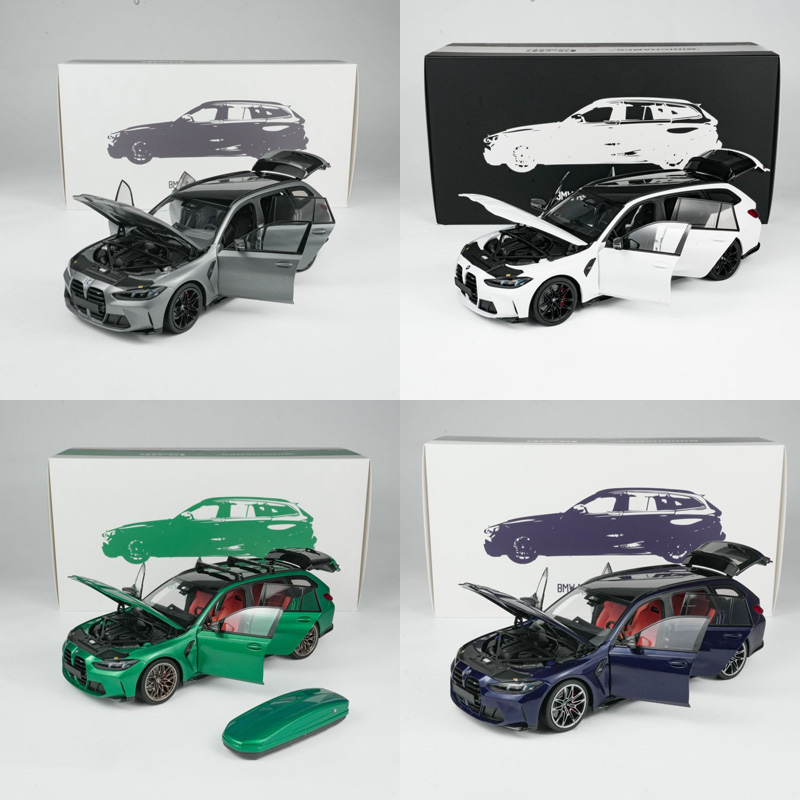 迷你切 1:18 宝马BMW M3 TOURING 瓦罐旅行版 2024 合金汽车模型
