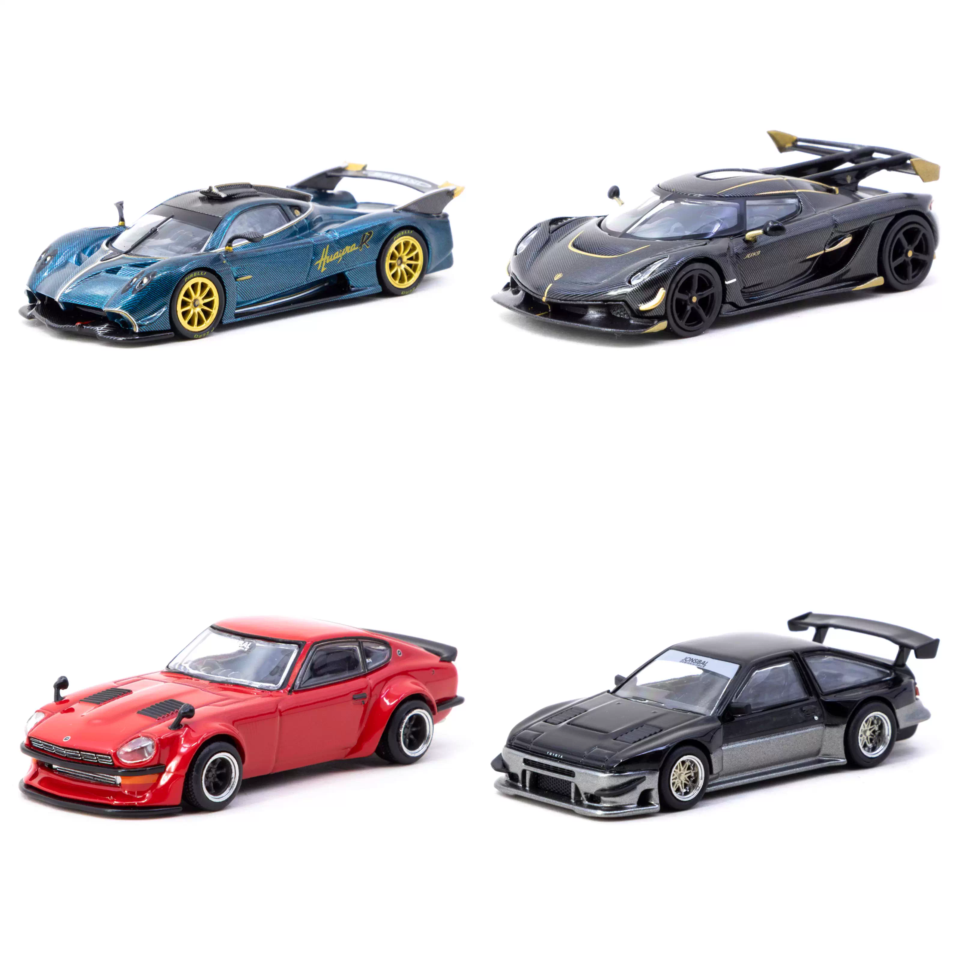 预售TW 1:64香港车子展 AE86 帕加尼 柯尼塞格合金汽车模型