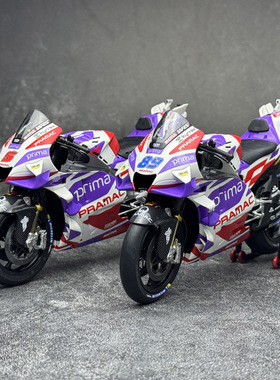 KILOworks 1/12 奔马车队 杜卡迪GP23 合金摩托车模型摆件