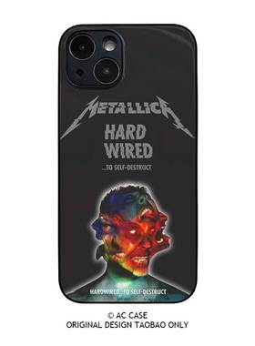 Metallica金属乐队重金属摇滚Hardwired专辑手机壳苹果16pro华为13荣耀mate小米15红米k70vivooppo三星s24max