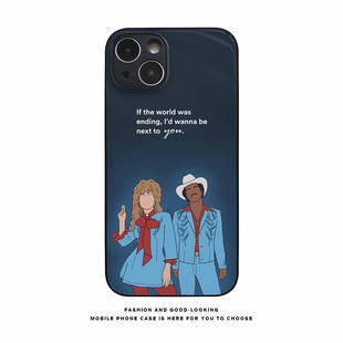 WITH SMILE欧美音乐手机壳苹果16pro14华为p70荣耀nova小米15红米玻璃壳vivoppo三星13 GaGa火星哥DIE Lady