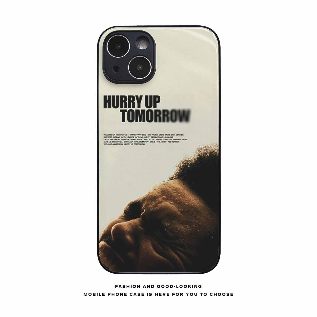 The Weeknd hurry up tomorrow专辑手机壳苹果iphone16pro华为p40荣耀小米15红米vivoiqoo三星s24+玻璃壳oppo