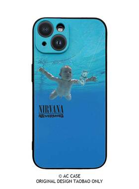 Nirvana涅槃摇滚乐队NEVERMIND音乐专辑封面全包手机壳适用苹果15pro华为pura70荣耀小米17note13三星s24vivo