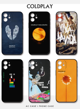 Coldplay酷玩乐队摇滚专辑适用苹果手机壳iPhone123p磨砂硅胶玻璃