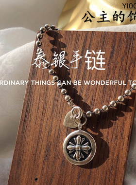 古丽复古做旧随性通体925银泰银