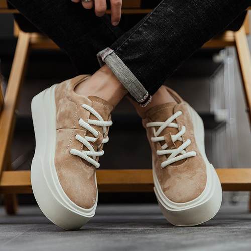 休闲鞋百搭潮牌高级感痞帅板鞋