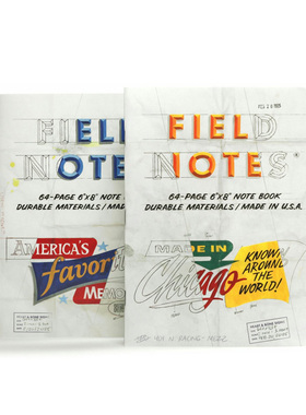 Field Notes 芝加哥风格 Chicago Look 笔记本随身记事本手帐