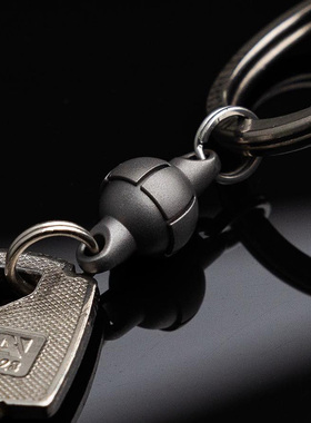 美国进口 ORBCLIP 户外露营随身EDC工具球形钥匙扣钛合金钥匙链