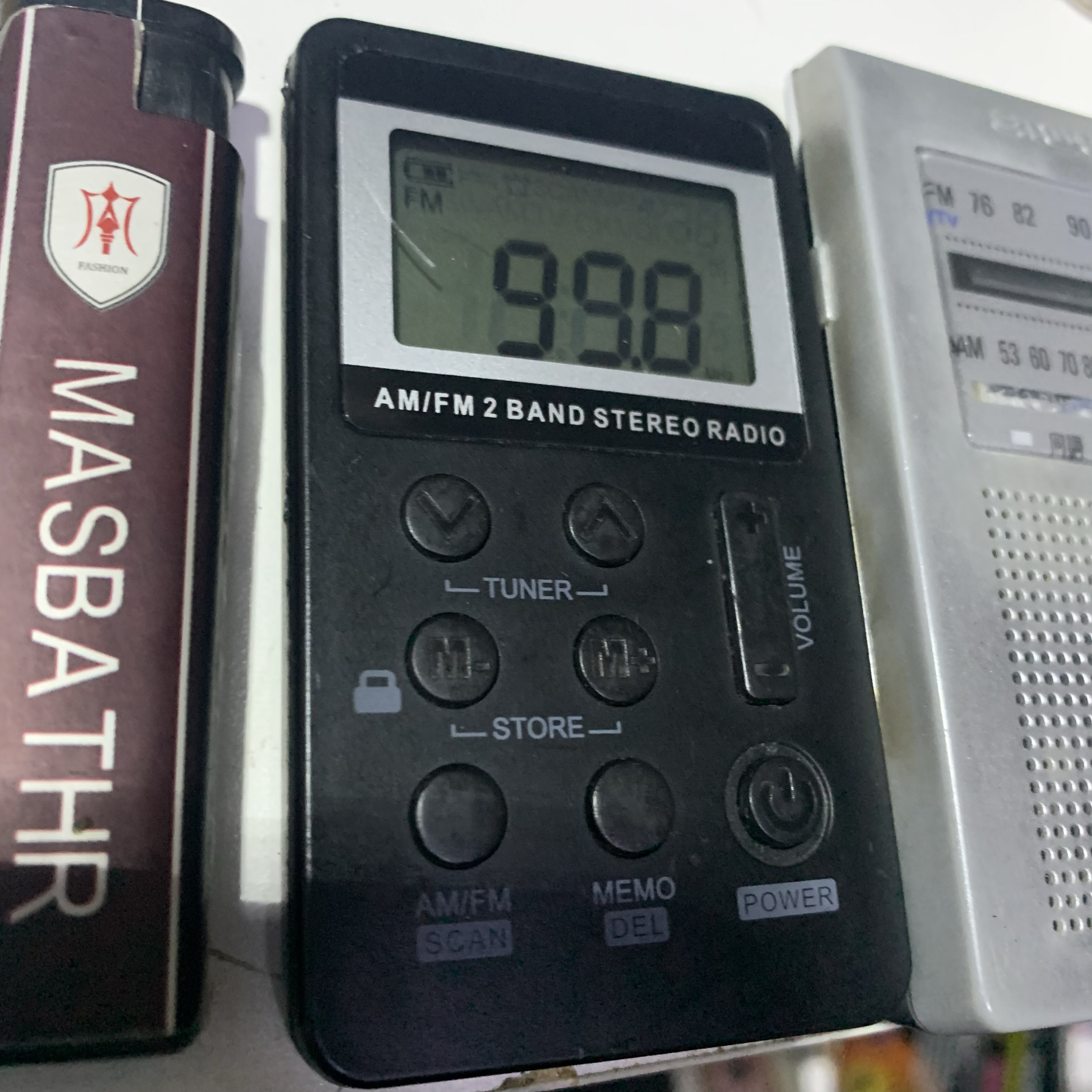 可充电便携迷你FM/AM高灵敏收音机汉荣达DSP芯片英语听力社会段