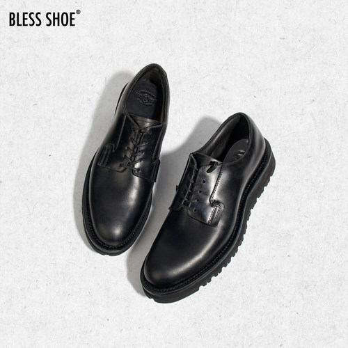 BLESSSHOE手工制作真皮邮差鞋