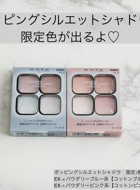 现货包邮日本Kate秋季限定新品透明感低饱和日常四色眼影EX4EX5
