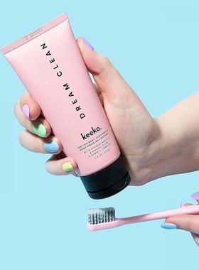 澳洲Keeko 海盐美白去渍卡卡杜李抗氧化亮白牙膏舒牙龈