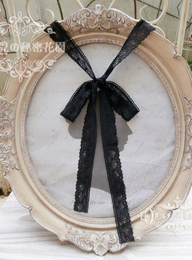 全蕾丝细花边镂空礼服内衣文胸宽扣弹力挂脖肩带 J337-56黑色