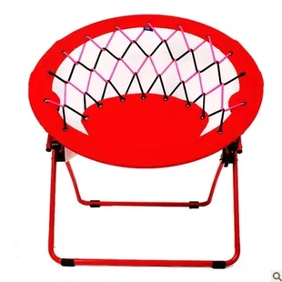 MAC炫彩弹力超薄折叠椅子 便携式靠背户外椅 沙滩椅午休躺椅冲冠