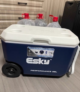 ESKY 38升爱斯基户外露营冰桶冷藏箱车载冰块保鲜箱大容量保温箱