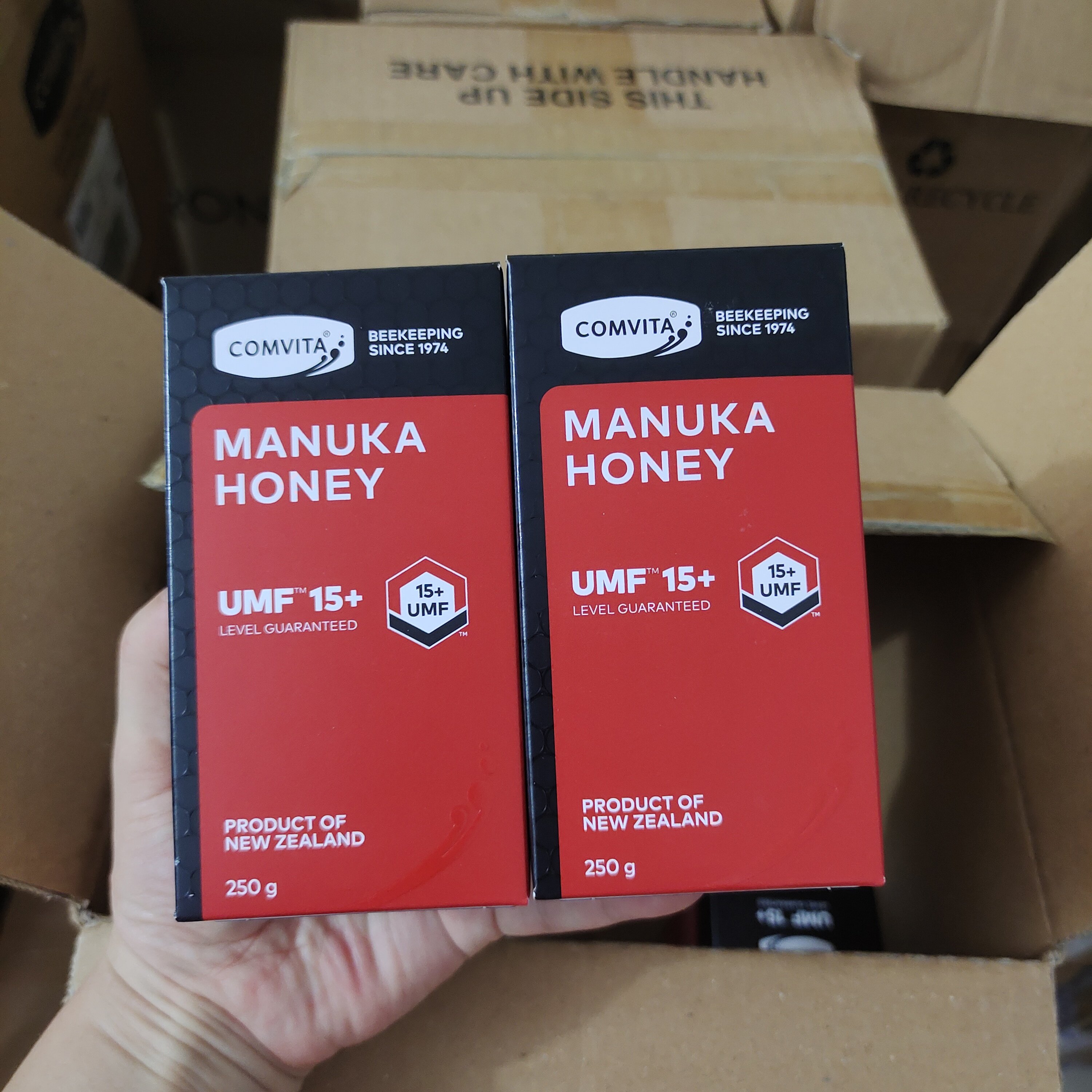 二瓶装 十年店新西兰进口comvita康维他manuka麦卢卡15 养胃蜂蜜