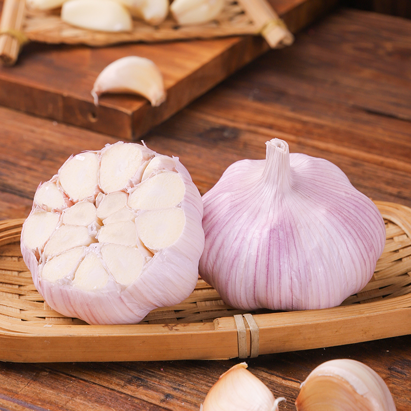 2025大蒜种新干蒜紫皮大蒜头种干蒜种批发农家蒜可种可吃1斤3斤