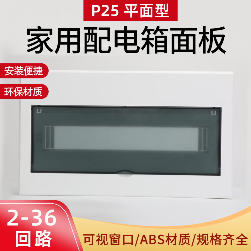 时尚豪华p25家用照明塑料强电箱