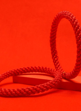 祈福发财本命年多色无扣手绳手链