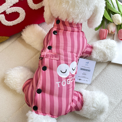 宠物可牵引四脚棉衣泰迪博美比熊贵宾小型幼犬约克夏狗狗秋冬衣服