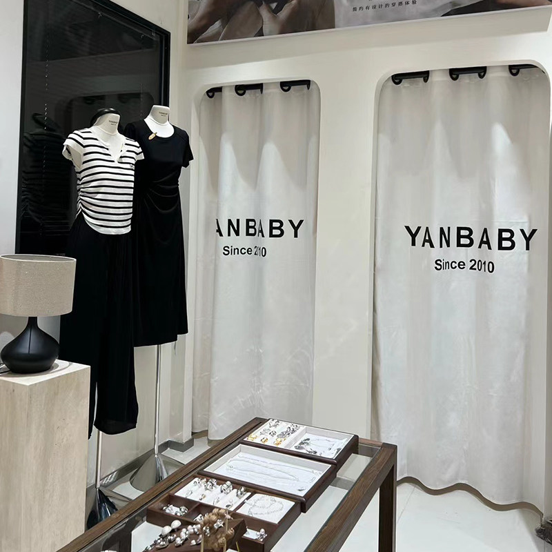 定制试衣间门帘服装店女装店