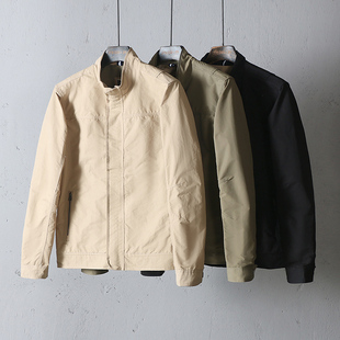 易网优选品质男装 男式立领高密棉混功能性速干透气面料短款夹克