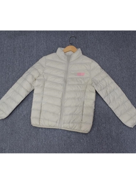 MIX家 欧美系 女装轻薄简约立领拉链羽绒服 米白黑绿黄雾霾蓝5色