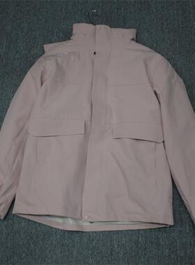 MIX家  欧美系  男女款三合一冲锋拉链外套 米色绿色