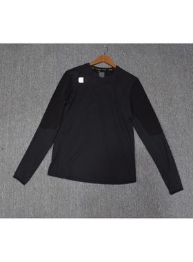 MIX家  欧美系  男装拼接款运动速干休闲长袖  黑色 藏蓝 2色