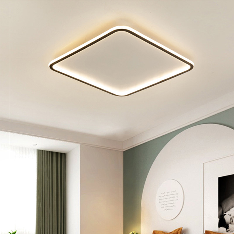 超薄客厅吸顶灯现代简约创意大气超亮长方形led灯具网红大厅主灯