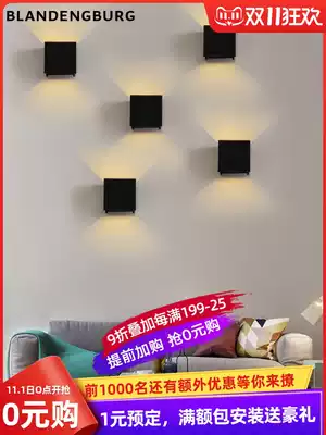 Bedside lamp wall lamp led simple modern living room background wall outdoor waterproof shape wall lighting creative bedroom