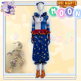 玩具熊小丑cos服moon游戏同款 漫时空 cosplay恐怖搞怪全套C服