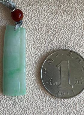 缅甸天然翡翠吊坠辣绿色果绿色冰种起胶竹节福瓜葫芦叶子如意挂件